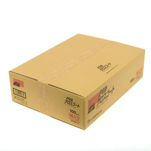 ＰＯＤグロスコート紙＜１００＞４５０&times;３２０ｍｍＹ目　２５０枚&times;４冊
