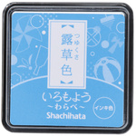 いろもよう　わらべ　露草色