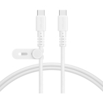 ＭＯＴＴＥＲＵ　編み込みケーブル　Ｃ－Ｃ　１ｍ　エアリーホワイト　ＭＯＴ－ＮＬＣＣ１００－ＷＨ　■お取り寄せ品