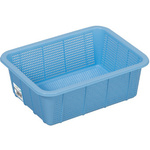 アシスト抗菌角ざる　深３型　ブルー　【お取り寄せ品】１４営業日以内届