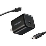 ＡＣ充電器／ＵＳＢ　ＰＤ／４５Ｗ／Ｔｙｐｅ－Ｃ／ケーブル付／ブラック　ＡＣＤＣ－ＰＤ１２３４５ＢＫ　■お取り寄せ品