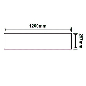 エコクリスタル耐水紙　長尺　２９７ｍｍ×１２００ｍｍ　５０枚入り　■お取り寄せ品