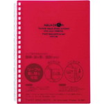 ツイストノート　Ｂ６　２１穴　赤　１０冊