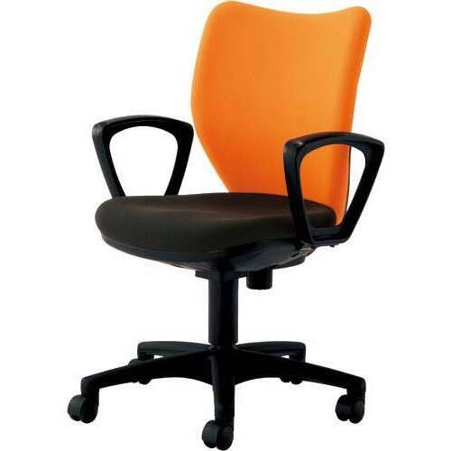 ◇ＢＩＴ－Ｘチェア２　肘付　オレンジ　【組立サービス付】