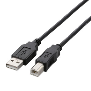ＵＳＢ２．０ケーブル／Ａ－Ｂ／ノーマル／２ｍ／ブラック　■２営業日内届