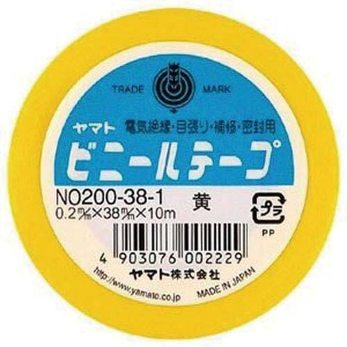 ビニールテープ　３８ｍｍ×１０ｍ　黄
