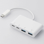 ＵＳＢＨＵＢ／ＵＳＢ３．１（Ｇｅｎ２）／Ｔｙｐｅ－Ｃ／バスパワー／ホワイト　Ｕ３ＨＣ－Ａ４２４Ｐ１０ＷＨ　■お取り寄せ品