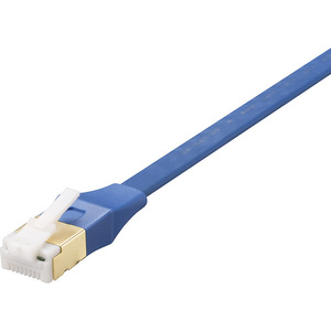 ツメ折れないＣａｔ７　ＬＡＮケーブル　フラット　３ｍ　ブルー　ＢＬ７ＴＦ３０ＢＬ　■２営業日内届