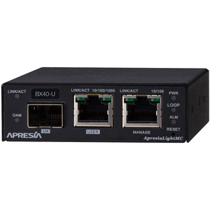 ＡｐｒｅｓｉａＬｉｇｈｔＭＣ－ＢＸ４０Ｕ　ＳＮＭＰ管理付メディコン　ＡＰＬＭＣＢＸ４０Ｕ　■お取り寄せ品