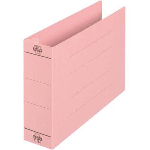 フラットファイル　厚とじ５００　Ａ５横　ピンク　１０冊