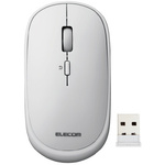 ＢｌｕｅＬＥＤマウス／薄型／４ボタン／グレー