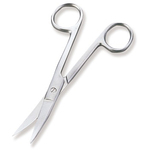 外科剪刀（ディスポタイプ６本入）　両尖　曲　ＤＩＳ－３０７　８－８５４９－０４
