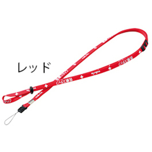 ネックストラップ　（表示：医療スタッフ）　レッド　Ｍ－ＲＤ　７－３５６８－０１　●ご注文は７個から