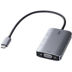 ＵＳＢ　Ｔｙｐｅ　Ｃ－ＨＤＭＩ／ＶＧＡ変換アダプタ（４Ｋ／３０Ｈｚ／ＰＤ対応）　■お取り寄せ品