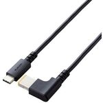 ノートＰＣ用充電ケーブル／ＵＳＢ　Ｔｙｐｅ－Ｃ／ＤＣ角コネクタ／１００Ｗ／２．０ｍ／ブラック　■お取り寄せ品