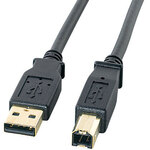 ＵＳＢ２．０ケーブル（ブラック・１．５ｍ）　ＫＵ２０－１５ＢＫＨＫ２　■お取り寄せ品