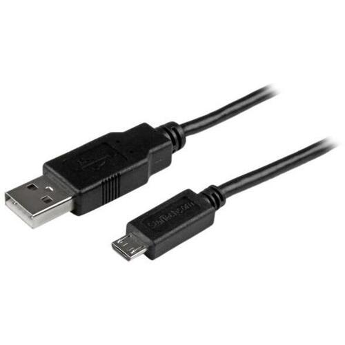 マイクロＵＳＢ充電ケーブル１ｍ／ＵＳＢ－Ａ－ＵＳＢＭｉｃｒｏ－Ｂ　ＵＳＢＡＵＢ１ＭＢＫ　■お取り寄せ品