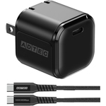 ＰＤ対応ＡＣ充電器／３３Ｗ／ブラック＆Ｔｙｐｅ－Ｃセット　ＡＰＤ－Ｖ０３３Ｃ－ｗＣ－ＢＫ　■お取り寄せ品