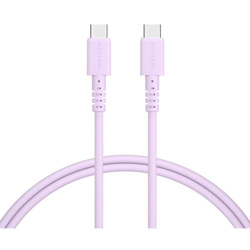 ＭＯＴＴＥＲＵ　ケーブル　ＵＳＢ　Ｃ－Ｃ　１ｍ　ペールアイリス　ＭＯＴ－ＳＣＢＣＣＧ１００－ＰＵ　■お取り寄せ品