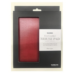 エコレザーマウスパッド　レッド　【お取り寄せ品】１２営業日以内届