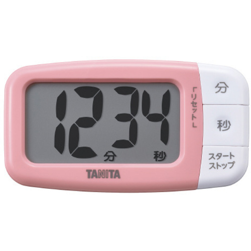 抗菌でか見えタイマー　　ＴＤ４３０　ピンク　【お取り寄せ品】８営業日以内届