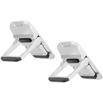 ノートＰＣミニスタンド／折りたたみ／薄型／シルバー　ＯＷＬ－ＰＣＳＴＤ０８－ＳＩ　■お取り寄せ品