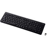 キーボード／無線２．４ＧＨｚ／静音／フルサイズ／メンブレン式／ブラック　ＴＫ－ＱＴ１１ＦＤＭＢＫ　■お取り寄せ品