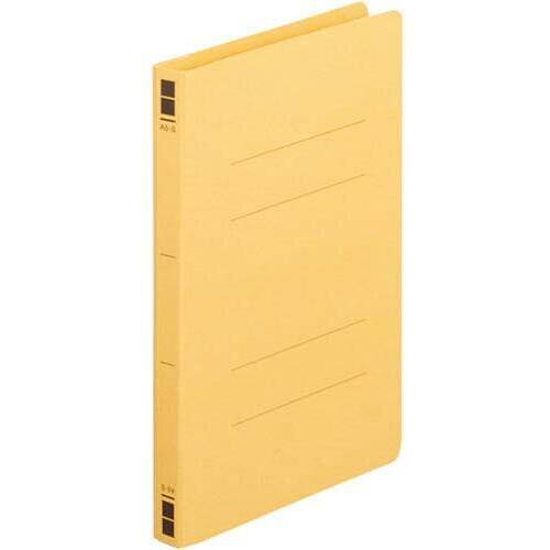 フラットファイル樹脂とじ具　Ａ５縦　黄　１０冊