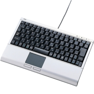 タッチパッド付キーボード（シルバー）　■お取り寄せ品
