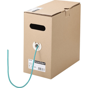 Ｃａｔ５ｅ　ＬＡＮケーブル　１００ｍ　単線　グリーン　ＢＬ５Ｅ１０００ＧＲ　■お取り寄せ品