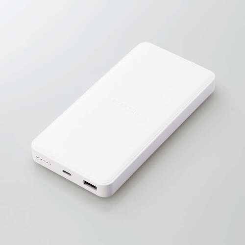 リン酸鉄モバイルバッテリー／１２０００ｍＡｈ／２０Ｗ出力／ホワイト　ＤＥ－Ｃ３９－１２０００ＷＨ　■お取り寄せ品