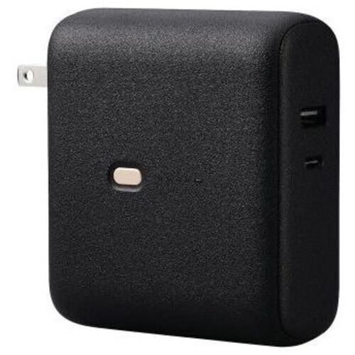 モバイルバッテリー／１００００ｍＡｈ／Ｃｘ１／Ａｘ１／ブラック　ＤＥ－ＡＣ０７－１００００ＢＫ　■２営業日内届