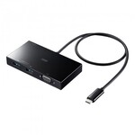 ＶＧＡ付ＵＳＢ　Ｔｙｐｅ－Ｃハブ　ＵＳＢ－３ＴＣＶ１ＢＫ　■お取り寄せ品