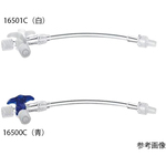 ディスコフィックスＣ　三方活栓　白　３バー　３６０°　延長チューブ１００ｍｍ　１箱（５０個入）　１７５１７