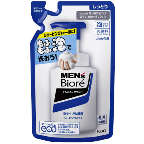 メンズビオレ　泡タイプ洗顔替Ｘ６　【お取り寄せ品】５営業日以内届