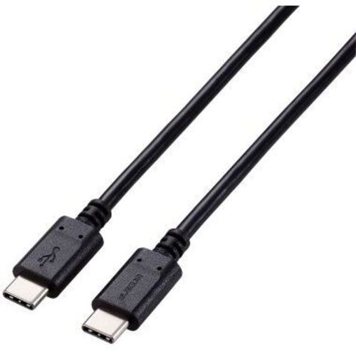 ＵＳＢ２．０ケーブル／Ｃ－Ｃ／認証品／５Ａ出力／１．０ｍ／ブラック　Ｕ２Ｃ－ＣＣ５ＰＣ１０ＮＢＫ　■お取り寄せ品