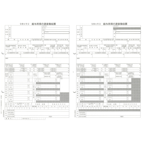 弥生ページプリンタ用源泉徴収票（５０人用）　２０２５０１　■お取り寄せ品