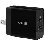 ２４Ｗ　２ポート　ＵＳＢ　ブラック