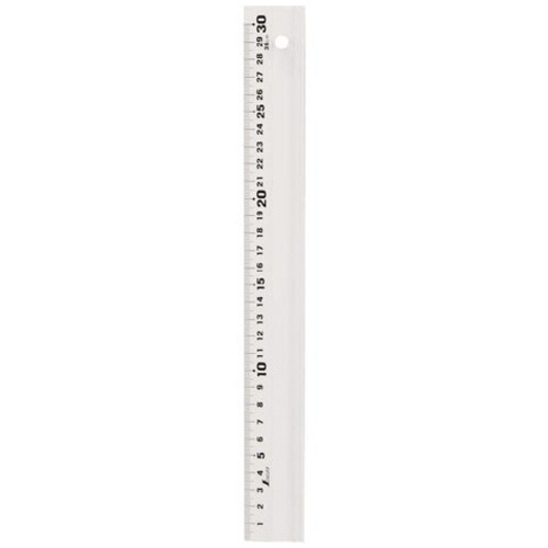 アルミ定規　アル助ホワイト　３０ｃｍ