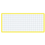 マグネット見出し　カード寸法４３×１０４ｍｍ黄Ｘ５