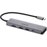 Ｔｙｐｅ－Ｃドッキングステーション／ＵＳＢ　ＰＤ（１４０Ｗ）／シルバー　ＤＳＴ－０５０ＢＰ１ＳＶ　■お取り寄せ品