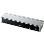 デュアルリンクＤＶＩ対応パソコン自動切替器（２：１）　ＳＷ－ＫＶＭ２ＨＤＣＮ２　■お取り寄せ品