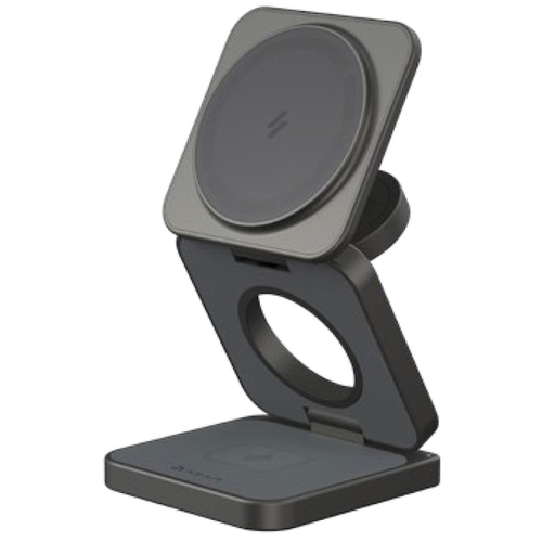 Ｍａｇ　３　Ｐｒｏ　Ｇｒａｙ　Ｑｉ２対応３－ｉｎ－１折りたたみ式トラベル充電ステーション　■お取り寄せ品