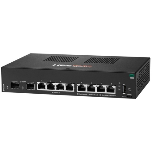 ＨＰＥ　Ａｒｕｂａ　Ｎｅｔｗｏｒｋｉｎｇ　ＣＸ　６０００　８Ｇ　２ＳＦＰ　Ｓｗｉｔｃｈ　■２営業日内届