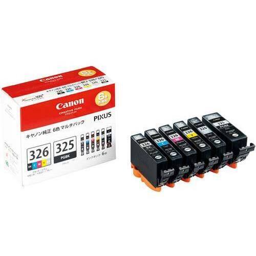 純正インク　ＢＣＩ－３２６　５色＋３２５ＰＧＢＫ　１個