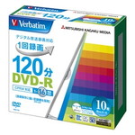 ＤＶＤ－Ｒ（ＣＰＲＭ）　録画用　１２０分　１－１６倍速　５ｍｍケース１０枚パック　ワイド印刷対応　■お取り寄せ品