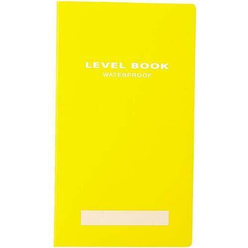 測量野帳ブライトカラー　レベル合成紙　黄&times;５冊