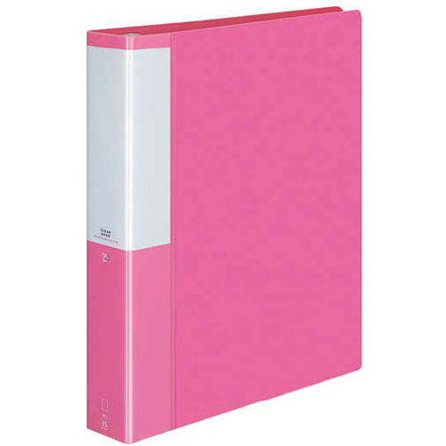 クリヤーＢポジティ替紙式桃Ａ４縦背幅５３ｍｍ