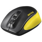 無線　ＢｌｕｅＬＥＤ　３ボタン　プレミアムフィットマウス　イエロー　■お取り寄せ品