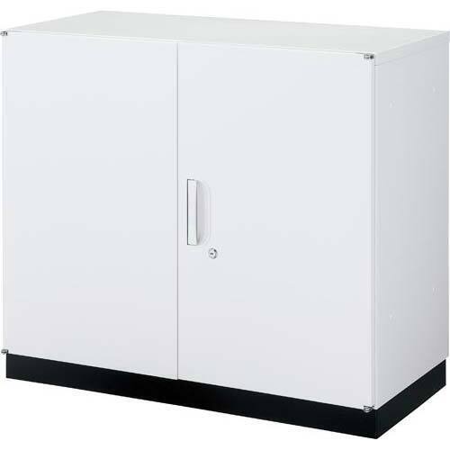 アッセ収納９００&times;４５０下置２段７９０両開きＢＫ　【組立サービス付】